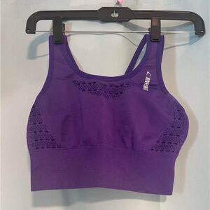 Gymshark Purple Energy Seamless Set (Size XS)